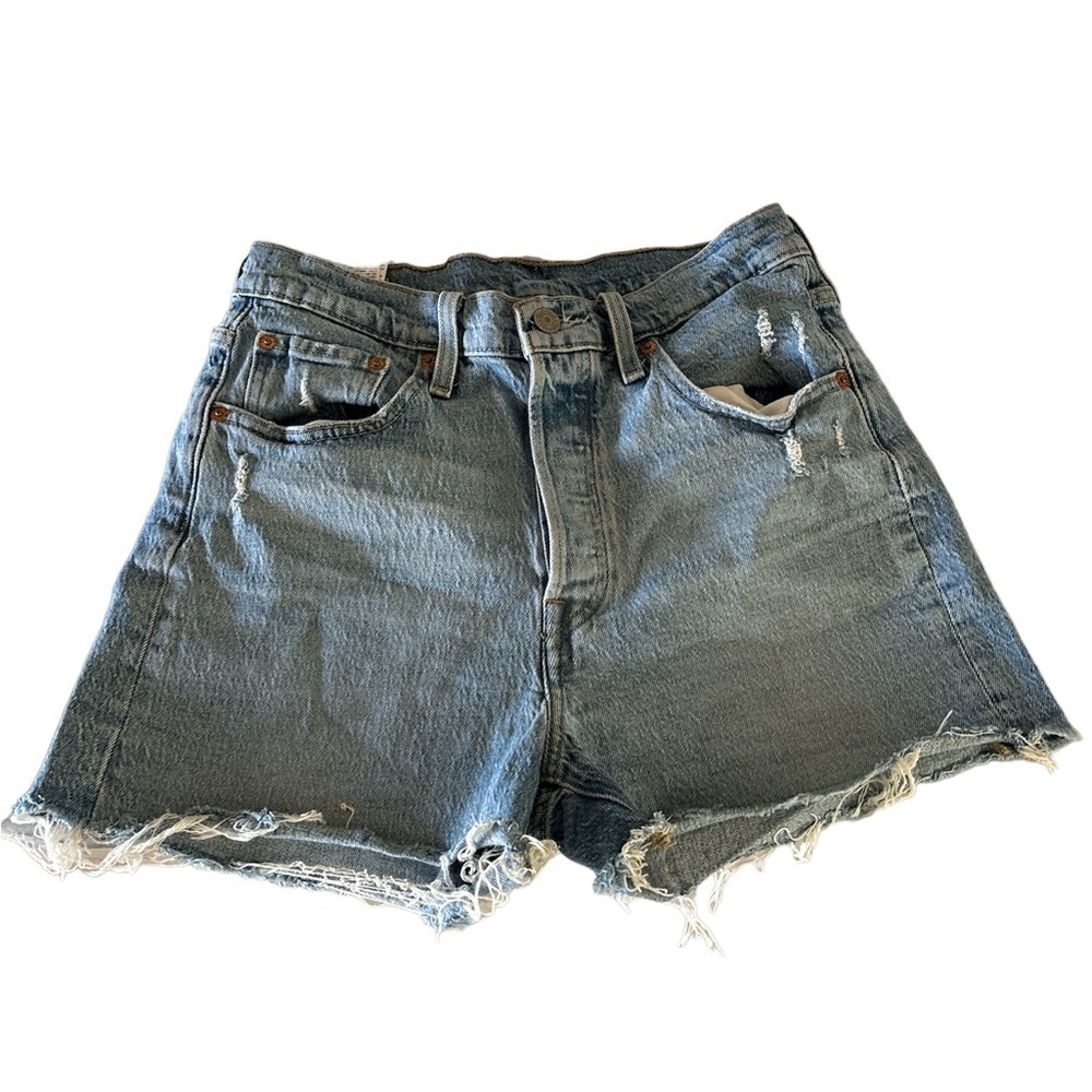 Levi’s Big “E” Vintage 501 Premium Denim Jean Button Fly Shorts 28